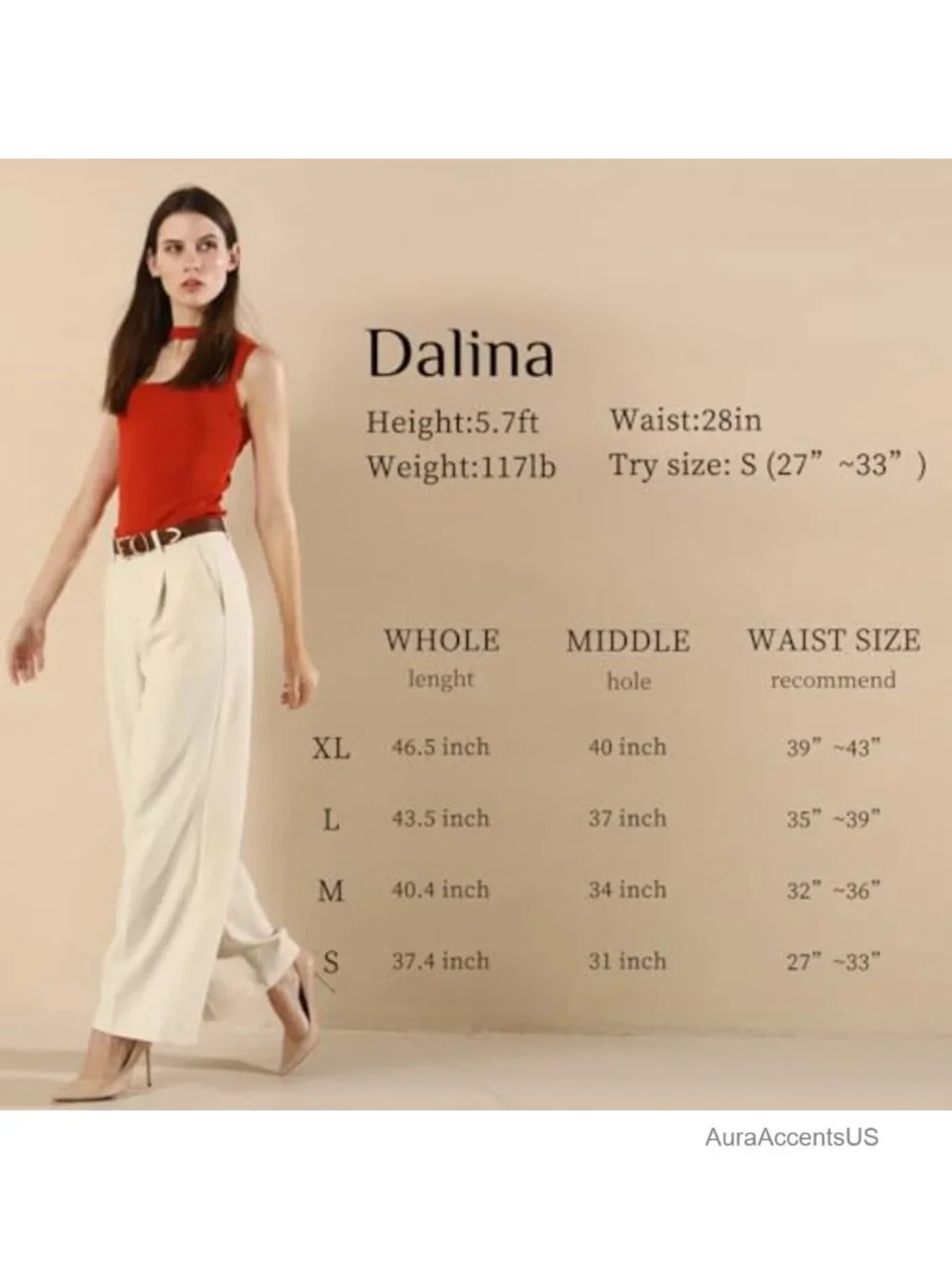 Women's Faux Leather Belt with Gold Buckle - Formal Waist Belt